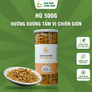Hướng dương tẩm vị chiên giòn hũ 500g